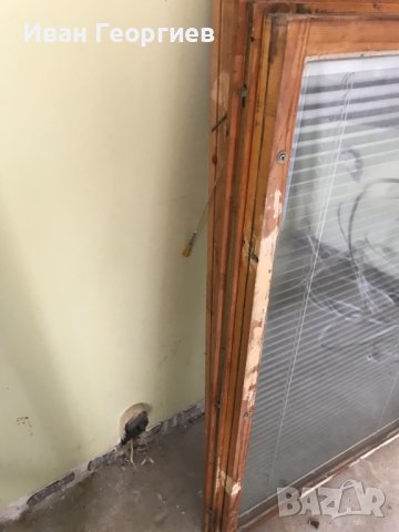 Две крила от дървена дограма, снимка 4 - Дограми - 44466839