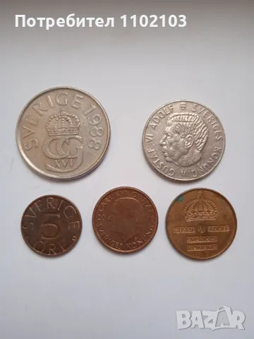 Лот монети от Швеция, снимка 2 - Нумизматика и бонистика - 49708388