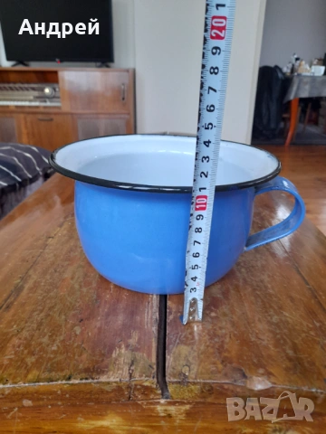 Старо емайлирано гърне,Цокало #3, снимка 5 - Други ценни предмети - 53010207