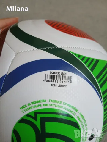 Оригинална футболна топка adidas FIFA World Cup 2026 Trionda Training (Размер 5), снимка 5 - Футбол - 56182072