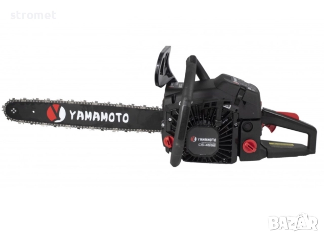 🌲 Бензинов верижен трион YAMAMOTO CS-4552 – Мощ, надеждност и прецизност в едно! 🌲, снимка 2 - Други машини и части - 52270772