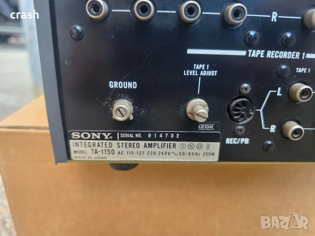 Sony. TA-1150...., снимка 5 - Ресийвъри, усилватели, смесителни пултове - 56274835