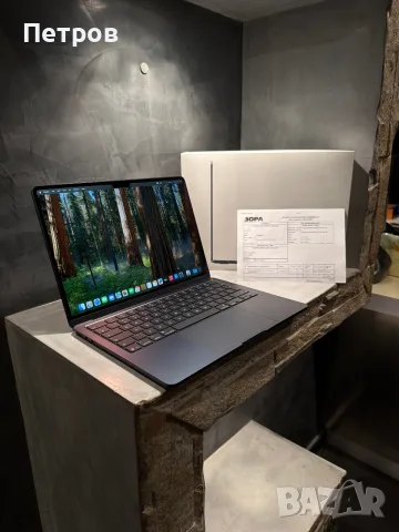 3 cycle! КАТО ЧИСТО НОВ Macbook Air M4 Midnight 13"