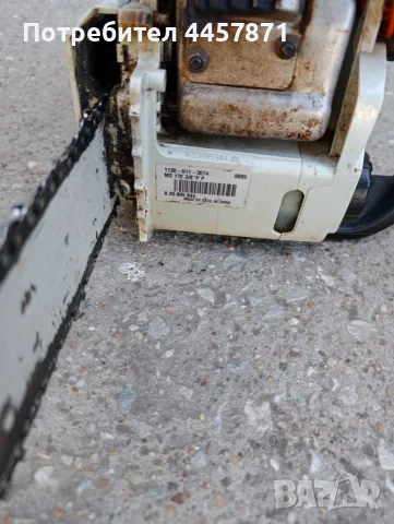 Бензинова моторна резачка STIHL MS 170 (2-MIX) – Оригинална, снимка 4 - Моторни триони/резачки - 56092644