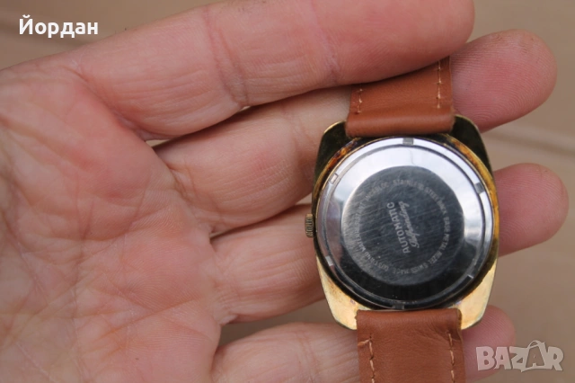 Швейцарски мъжки часовник ''Le Gran Superautomatic'' /17 камъка механизъм ета 1906/, снимка 15 - Мъжки - 53444732