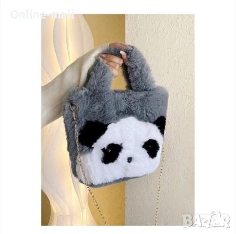 Пухкава и плюшена чанта Панда, снимка 8 - Плюшени играчки - 51236063