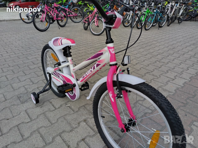 SPRINT Велосипед 20" ALICE бял, снимка 4 - Велосипеди - 53773044