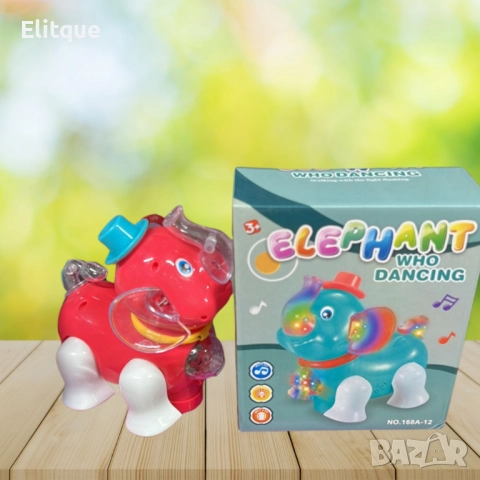 Интерактивен слон с музика и светлини, снимка 3 - Други - 52778122