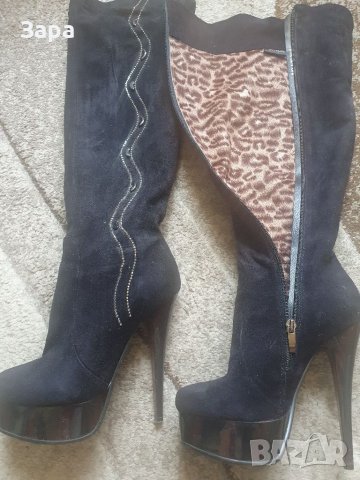 Дамски ботуши N:36,с висок ток 15 см, снимка 2 - Дамски ботуши - 41270389