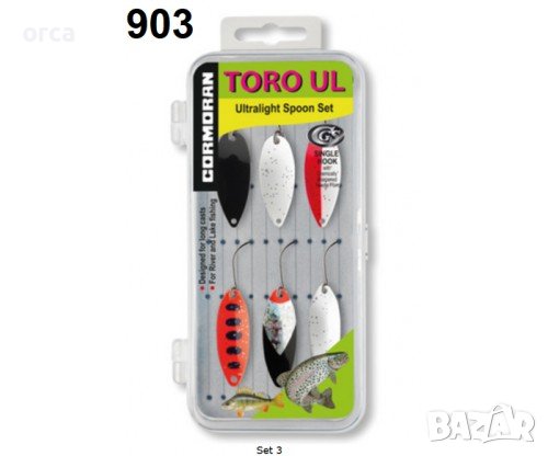 Комплект от 6 клатушки CORMORAN Toro UL за ултралайт риболов, снимка 4 - Такъми - 42711612