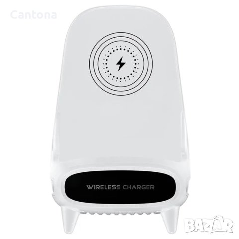 Бързо безжично зарядно с пасивен звуков усилвател M111 - 15W , снимка 2 - Безжични зарядни - 41441196