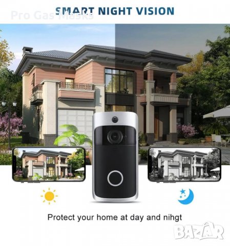 Видео Домофон с камера Wi-Fi Обсег до 50 метра Cloud Нощно виждане само за 69 лв. НОВО Перфектна за , снимка 13 - Друга електроника - 39936624