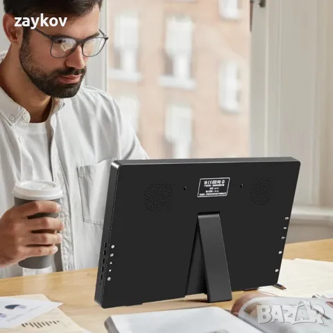 Wstirhy 10-инчов сензорен монитор, преносим 1920 x 1200 16:10 IPS сензорен екран, снимка 5 - Монитори - 49872733