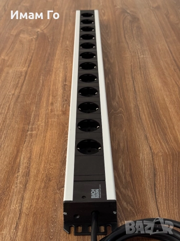 Професионален разклонител Bachmann (12 гнезда) – Без прекъсвач (Art. 300.002), снимка 3 - Друга електроника - 52562348