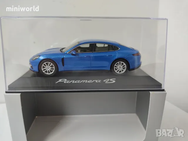 Porsche Panamera 4S - мащаб 1:43 на Atlas моделът е нов в PVC дисплей-кейс