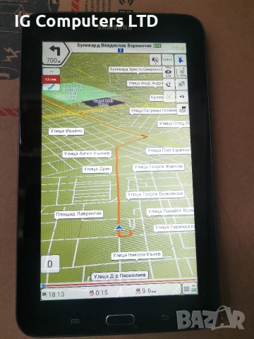 Перфектна 7 инчова Навигация Samsung Офлайн Български GPS