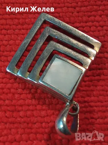 NIKOL@S АВТОРСКИ СЕДЕФЕН СРЕБЪРЕН МЕДАЛЬОН СРЕБРО 925 РЪЧНА РАБОТАна ИЗВЕСТНИЯ БИЖУТЕР НИКОЛАС 32107, снимка 14 - Колиета, медальони, синджири - 49886051