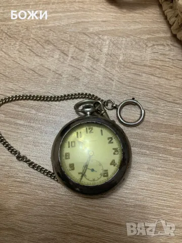 Антикварен швейцарски джобен часовник Langendorf – за ценители, снимка 6 - Джобни - 46226076