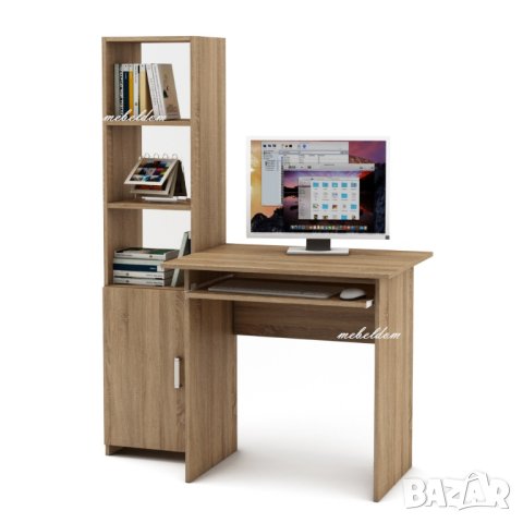 Бюро с клавиатура и етажерка с плавна врата(код-0902), снимка 2 - Бюра - 41017105