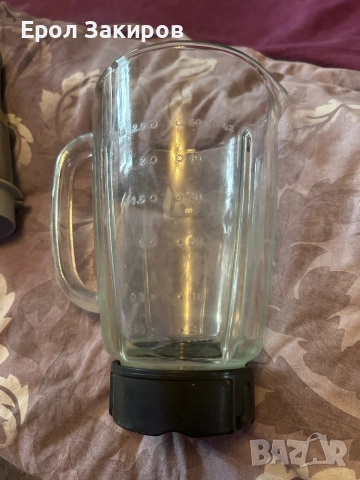Стъклена кана с цедка за блендер Philips