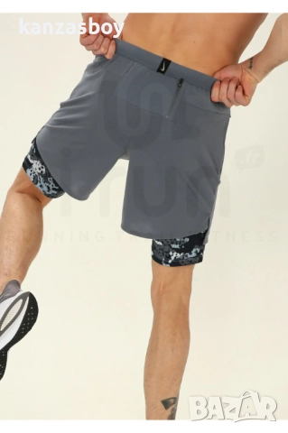 Nike Wild Run 2en1 - страхотни мъжки панталони КАТО НОВИ ХЛ, снимка 2 - Спортни дрехи, екипи - 51549688