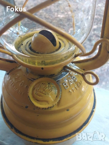 Страхотен стар немски марков газен фенер, снимка 4 - Антикварни и старинни предмети - 53461854