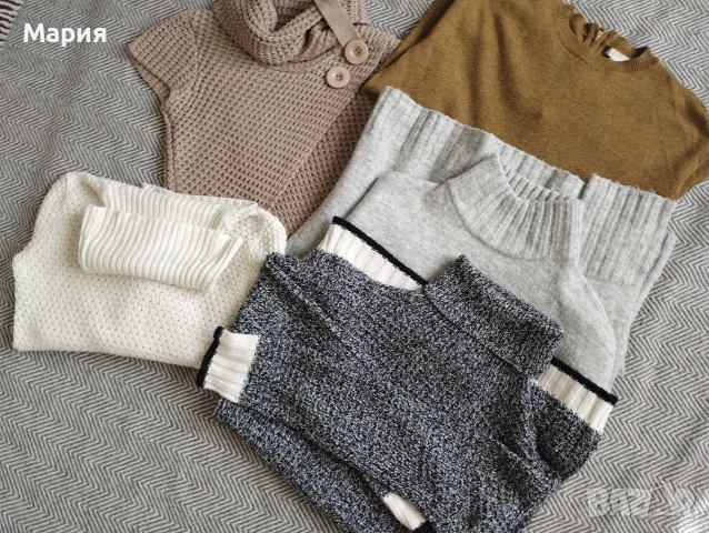 НМ, Zara блузки плетиво размер С, снимка 11 - Блузи с дълъг ръкав и пуловери - 52719830