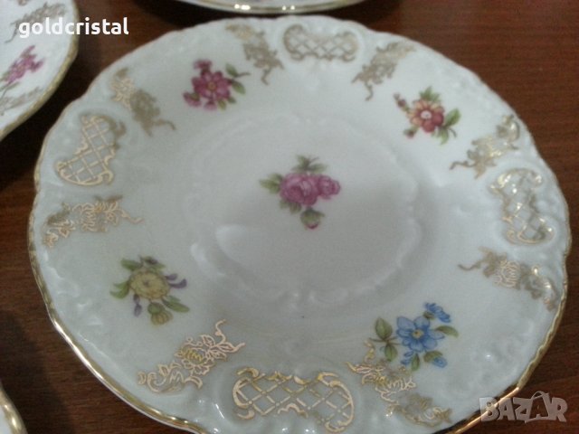 Стар немски порцелан чинийки Бавария , снимка 4 - Антикварни и старинни предмети - 42225159