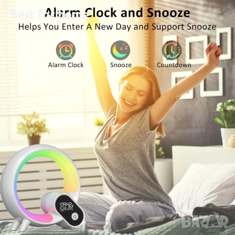 Светлина за събуждане, снимка 3 - Настолни лампи - 51562533