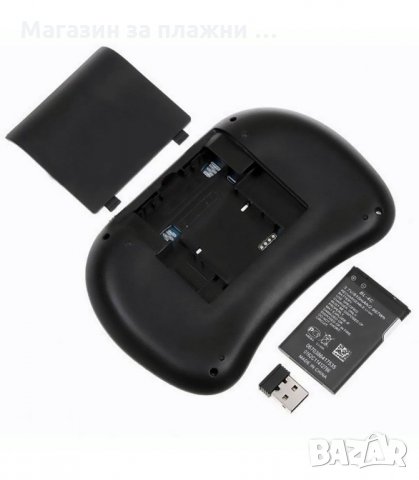 БЕЗЖИЧНИ КЛАВИАТУРА С ТЪЧПАД I8, МИНИ, ЧЕРНА - код 1963, снимка 7 - Клавиатури и мишки - 34235755