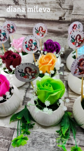 Бюджетни подаръчета със сапунени рози!!, снимка 4 - Декорация за дома - 53349312