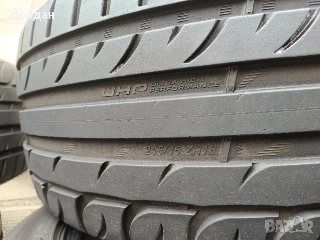  Летни гуми 18 ' цола 245 45 ZR 18 Riken DOT 1222 4 броя, снимка 6 - Гуми и джанти - 53757720