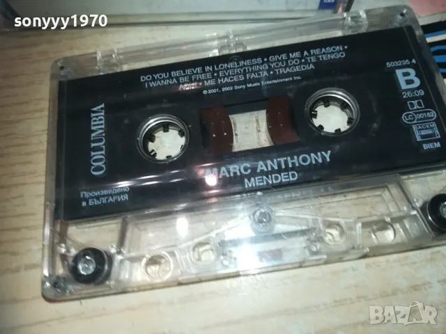 MARC ANTHONY-ORIGINAL TAPE 2909242008, снимка 3 - Аудио касети - 47398782