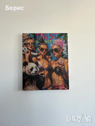 Висококачествена декоративна канава, опъната върху здрава дървена подрамка, снимка 10 - Картини - 50832776