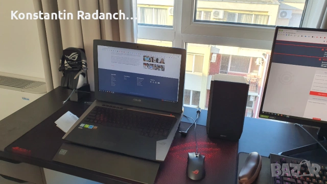 ASUS ROG геймърски лаптоп | i7 | GTX 1070 8GB | 32GB RAM, снимка 6 - Лаптопи за игри - 53163460