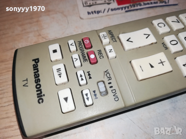 PANASONIC TV DVD VIDEO-REMOTE CONTROL-ВНОС SWISS 0703241046, снимка 5 - Дистанционни - 44649624