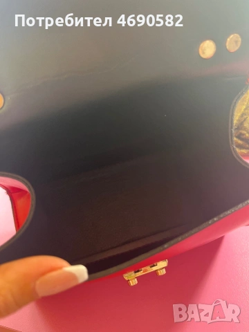 Червена чанта от еко кожа, снимка 5 - Чанти - 53046477