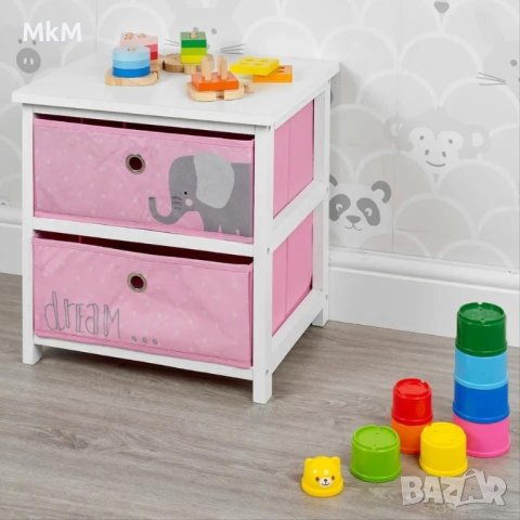 Красив шкаф за детска стая с чекмеджета на марката Home Styling Collection, снимка 5 - Мебели за детската стая - 42351538
