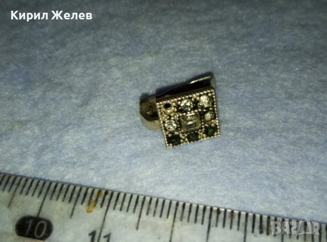 СТАРА СРЕБЪРНА АНГЛИЙСКА СКЪПОЦЕННА ВИНТИДЖ АРТ ОБЕЦА СРЕБРО 925 ПРОБА 38825, снимка 5 - Обеци - 42425184