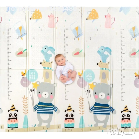 Детско килимче за игра сгъваемо 150х180 см 4616, снимка 3 - Други - 53374933