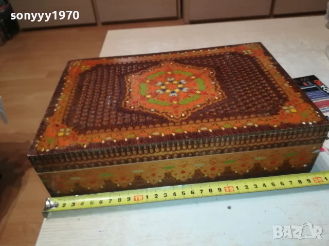 КРАСИВА ДЪРВЕНА КУТИЯ 30СМ 0306251009, снимка 5 - Други ценни предмети - 50530381