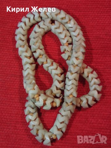 СТАР РЪЧНО НИЗАН РЕТРО ГЕРДАН с МЪНИСТА и ПОЗЛАТЕНА БРОНЗОВА ЗАКОПЧАЛКА 27020, снимка 17 - Антикварни и старинни предмети - 40689907