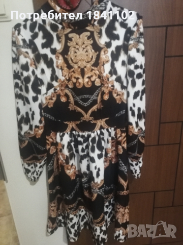 Рокля М р-р 12 лв, снимка 3 - Рокли - 44793920