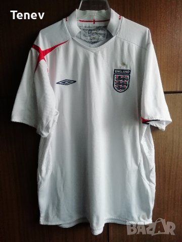 England Umbro 2006 оригинална тениска футболна фланелка Англия XL, снимка 1 - Тениски - 38840393