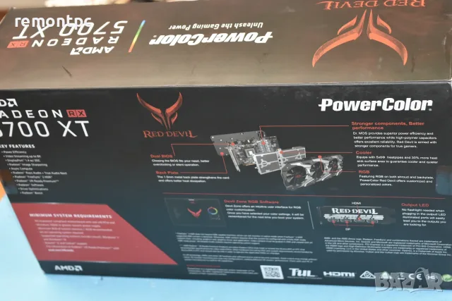 PowerColor Red Devil Radeon RX 5700 XT 8GB - в кутия, снимка 2 - Видеокарти - 56130445