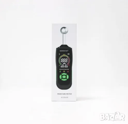 Влагомер Стена RDINSCOS Влагомер Зидария Влагомер Стена за стени Дърво cm метър Замазка Бетон Гипс С, снимка 4 - Друга електроника - 48887742