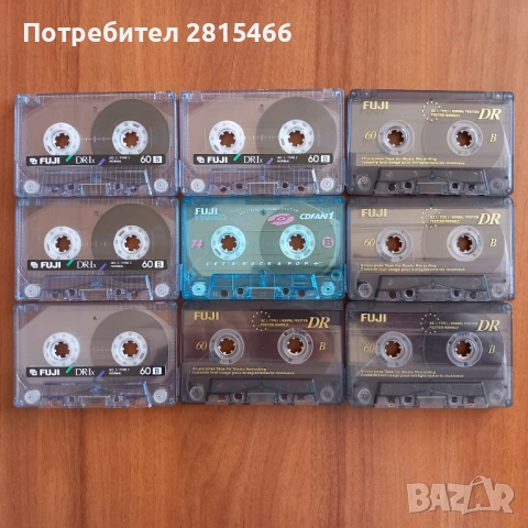 Лот 9бр. аудио касети FUJI, снимка 3 - Аудио касети - 53588730