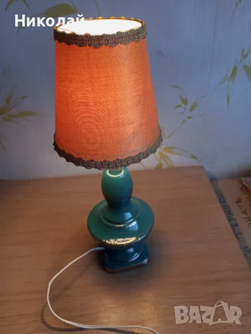 Старинна нощна , настолна порцеланова лампа, снимка 13 - Антикварни и старинни предмети - 49708131