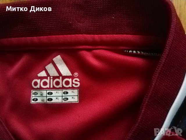 Байерн Мюнхен футболна тениска маркова на Адидас 2001-2003 домакини размер ХЛ, снимка 7 - Футбол - 38773328