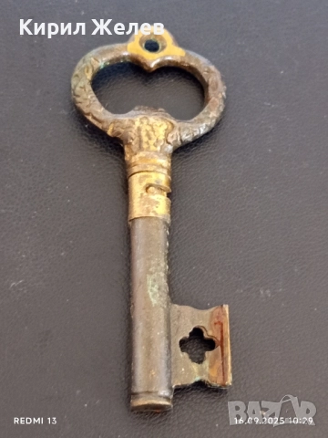Винтидж тирбушон бронзов ключ красиво орнаментиран рядък за КОЛЕКЦИОНЕРИ 51051, снимка 4 - Други ценни предмети - 51729473